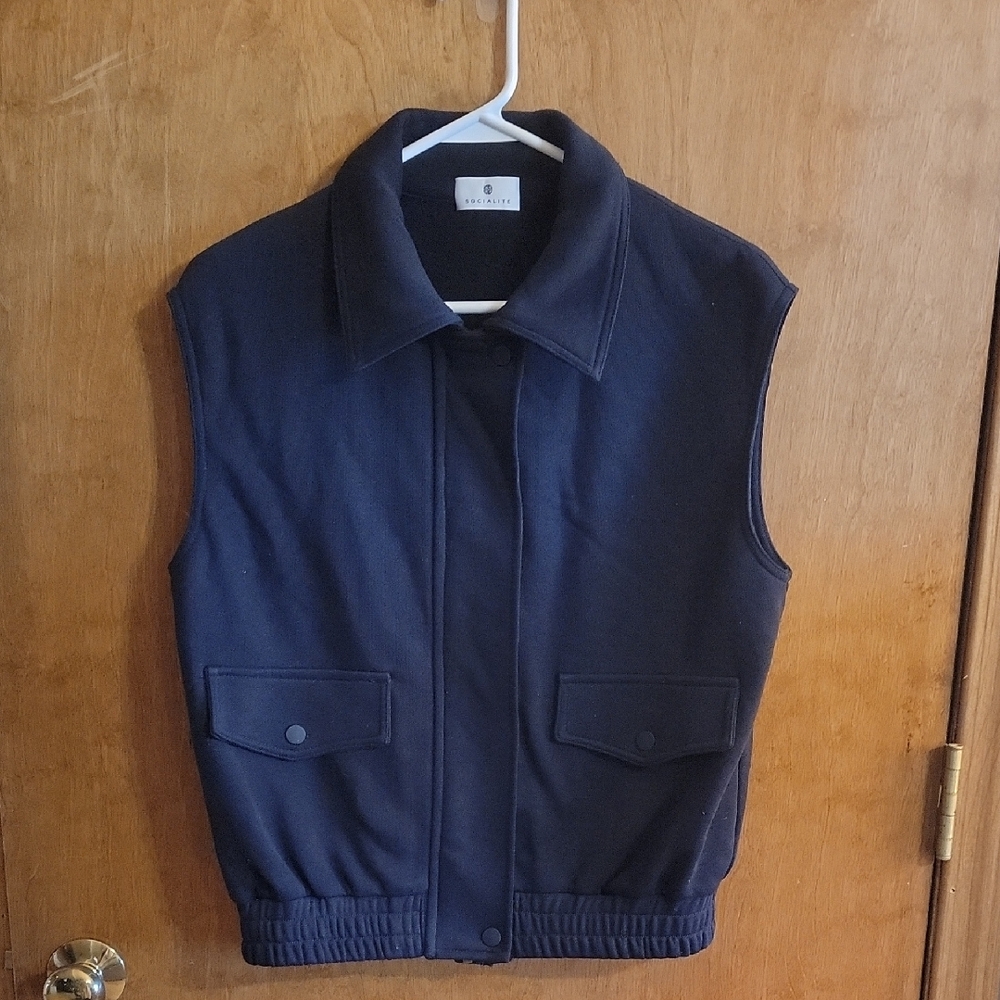 Socialite Navy Blue Vest